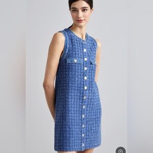 Sandro Blue Sleeveless Dress